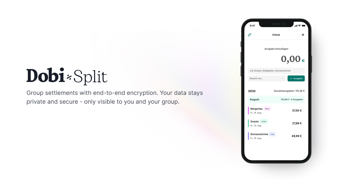 Dobi Split - Manage Group Expenses